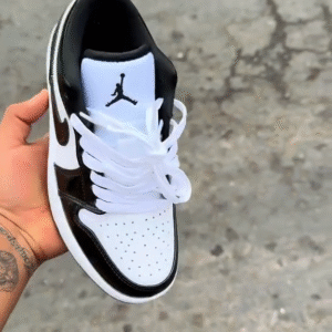 👟🖤 Air-Style Black & White Low-Top Sneakers – Clean Classic Streetwear Shoes 🔥✨