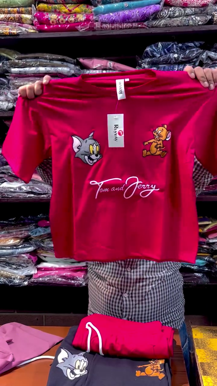 Playful Tom & Jerry Tee – Cute, Casual & Everyday Fun - Image 4