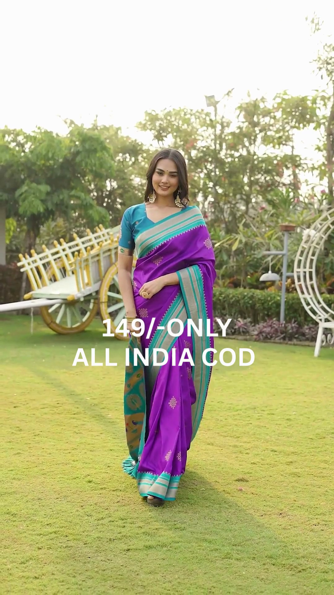 Royal Purple Soft Silk Saree