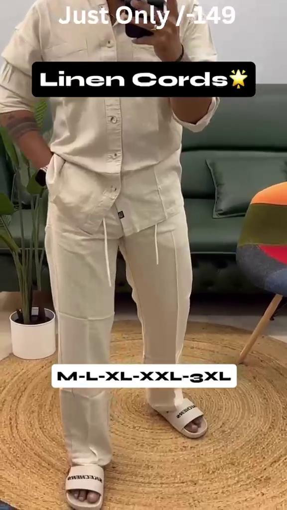 Premium Linen Co-Ord Lounge Set