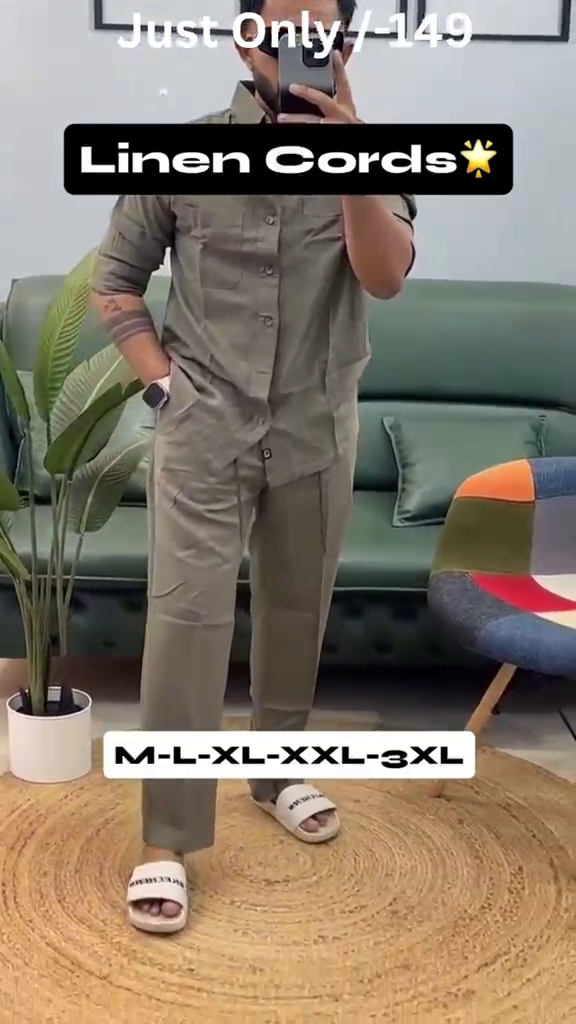Premium Linen Co-Ord Lounge Set - Image 3