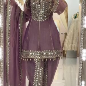 Mirror Work Designer Sharara Suit