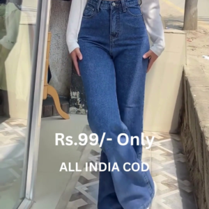 High Waist Wide Leg Baggy Jeans